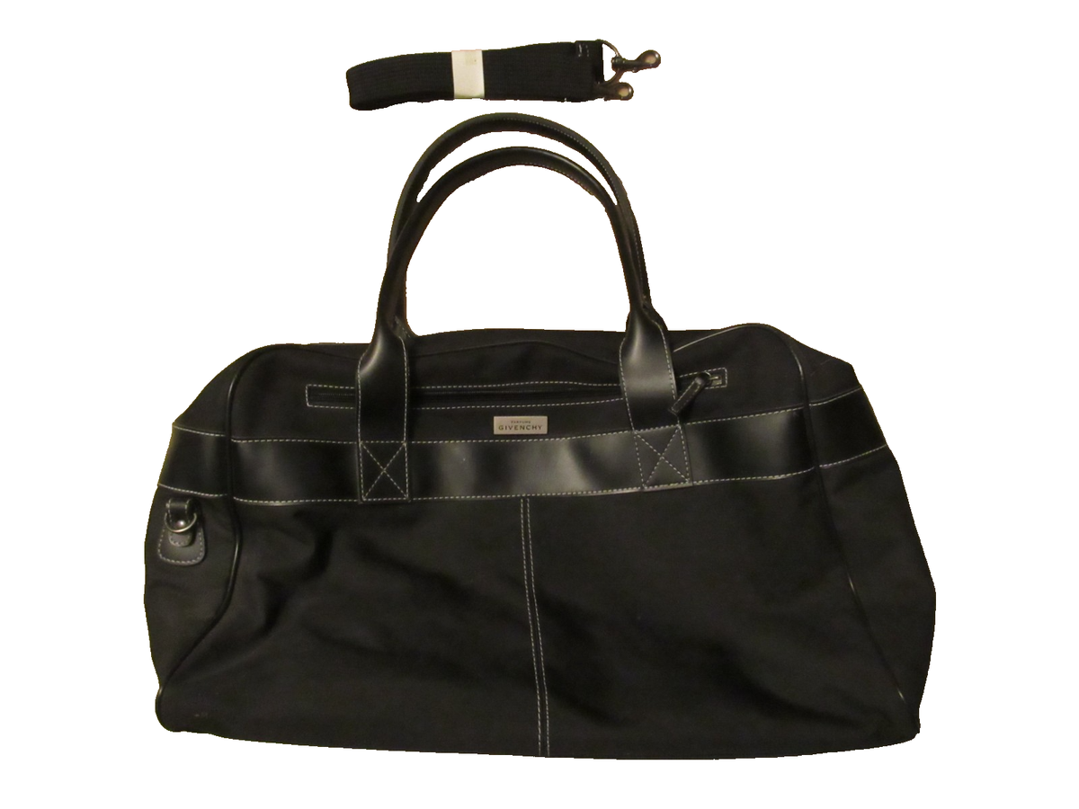 Givenchy pafums black duffle weekend travel gym bag | eBay