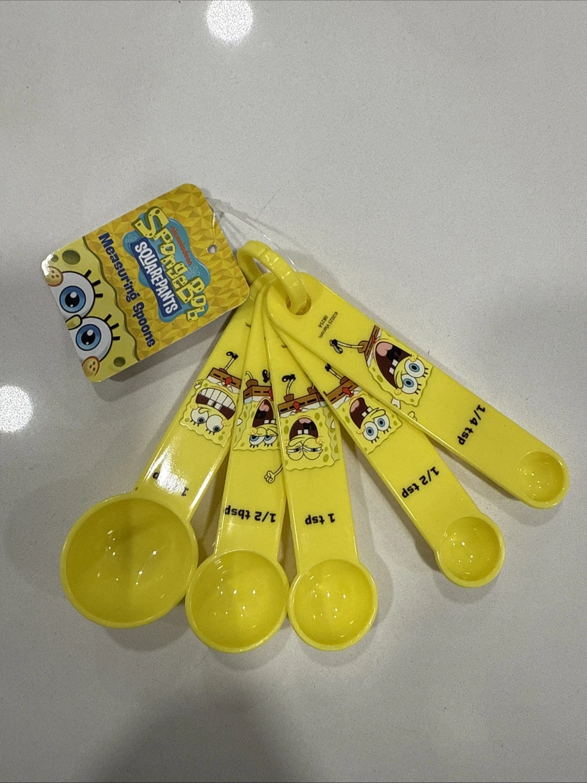 SpongeBob Square Pants Tea Spoon Measuring Cup Set New With Tags Nickelodeon