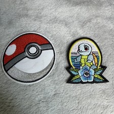 Pok mon Pok  Ball Patch Embroidered Anime Gamer Badge