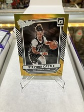 2024-25 Donruss Optic Stephon Castle “The Rookies” Gold Prizm RC #02/10 PK-Fresh