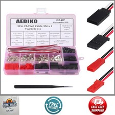 Servo Connector Kit 40 Sets Plug Crimp Pins J...