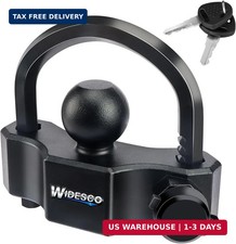 Universal Trailer Coupler Lock - Heavy Duty Anti-Theft Trailer Hitch Lock for 1-