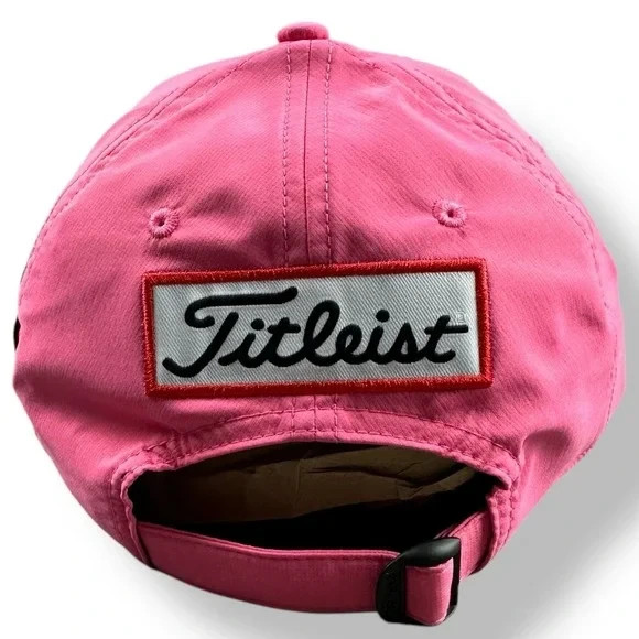 Titleist Tour Performance FJ Pink Out Adjustable Golf Hat Pink/White