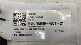 MERCEDES C CLASS W205 C220 CDI  2016-2023 HEIGHT LEVEL SENSOR  A0009053704