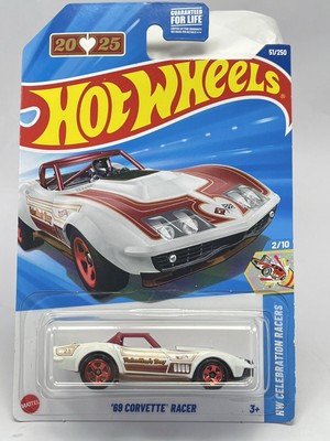 Hot Wheels '69 Corvette Racer HW Celebration Racers Diecast Car Case C Malaysia