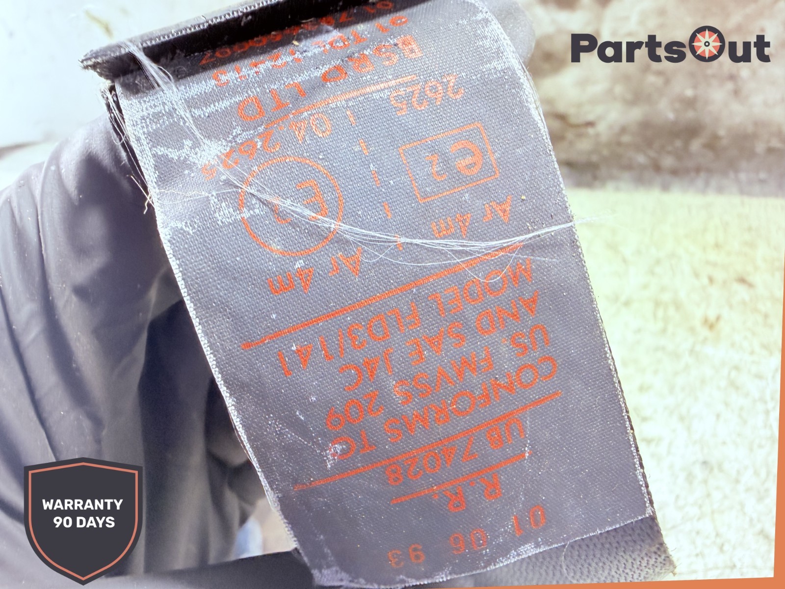 Rolls-Royce Silver Spur 1994 Rear Left Seat belt