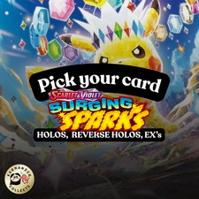Pokemon Surging Sparks: Pick Your Card   Reverse Holo/Holo/Ex - NM