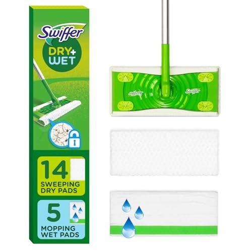 Sweeper 2-in-1 Dry + Wet Floor Mopping and Sweeping Kit, Multi-Surface Kit