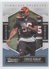 2010 Panini Classics Rookie Timeless Tributes Platinum 2/25 Carlos Dunlap 0j6