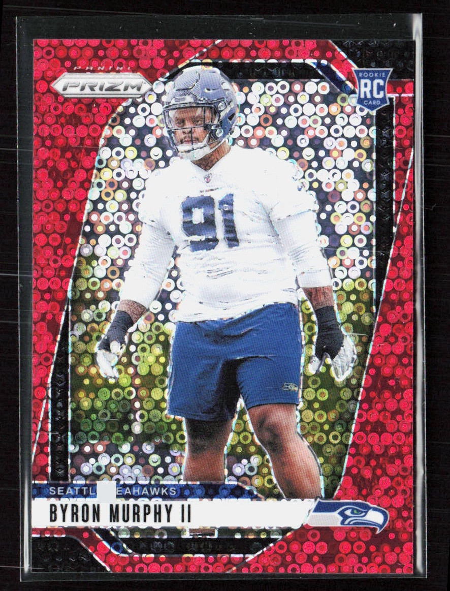 2024 Panini Prizm #317 Byron Murphy II No Huddle Red #/75