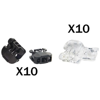 20 Stück No Tie Sport Schnürsenkel Lock Schnürsenkel Buckle Locks Toggle