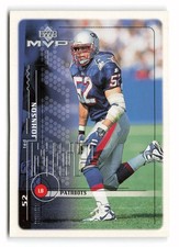1999 Upper Deck MVP Ted Johnson #114 New England Patriots