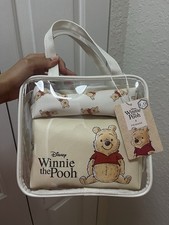 Winnie the Pooh Juego de 3 Bolsas Bolsa de Cosméticos Estuche para Lápices, Bolsa Transparente Primark Exclusivo