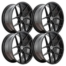 Set-4 Pinnacle P204 22x9 5x120 Gloss Black 35mm Wheels Rims 22 Inch