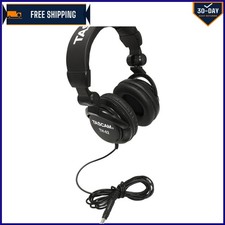 TH-02 Studio Monitor Headphones: 50mm Drivers, Stylish Black, Foldable Design