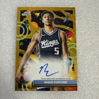 2025-26 Topps Cosmic Chrome Nique Clifford RC Auto Gold Galactic /50