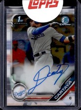 2019 Bowman Diego Cartaya Chrome Auto Autograph 1st Prospect #CPA-DCA