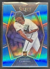 2022 Panini Select Edward Cabrera Light Blue /149 Miami Marlins #110 RC Premier