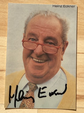 Heinz Eckner podpisana karta z autografem reprodukcja prawdziwe zdjęcie spektakl stary zmarły
