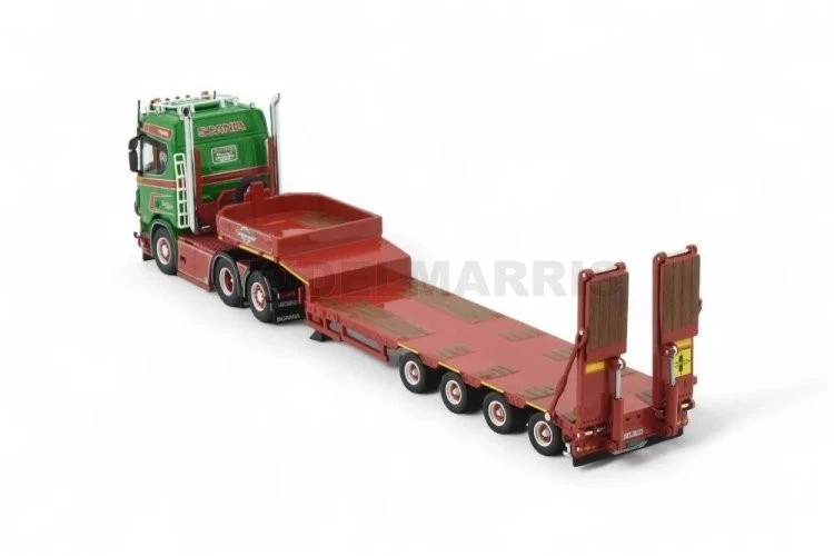 TEKNO 87456 Jan Mues Scania Next Gen R-Serie 6x2 pianale basso 4assi - 1:50 - Immagine 2 di 4