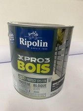 Pot De Peinture Ripolin XPro3 Bois 2,5L Gris Anthracite Ral 7016