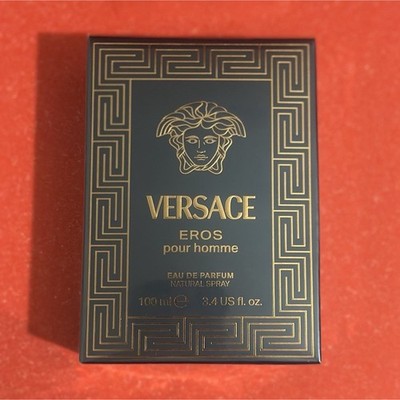 Versace Eros Pour Homme Eau de Parfum Spray, Regular Size 3.4 US fl oz