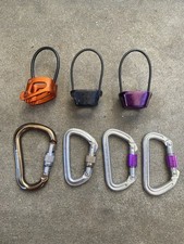 Lot of Black Diamond Belay/Rappel Device  Locking Carabiner - Bin 11