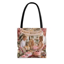 Premium Deluxe Happy Mother's Day Tote Bag Mother's Day Gift