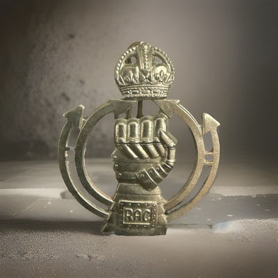 #ad Royal Armoured Corps RAC. Genuine British Army Cap Badge. GBP 13.93