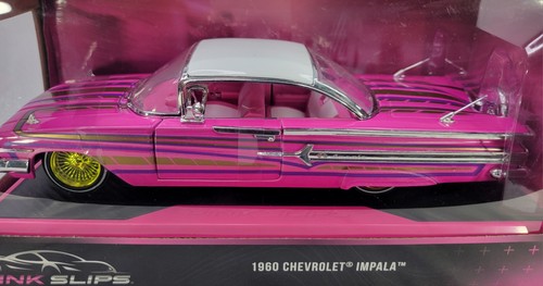 MotorMax 1964 Chevrolet Impala Lowrider Pink 1:24 Diecast Model NEW IN BOX