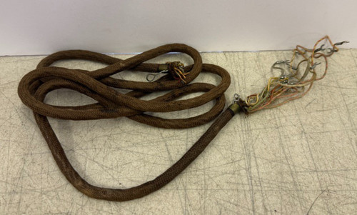 Antique Brown Cloth Phone Cord Approximately 65 Inches Long Nice Condition