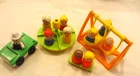 Vintage Fisher Price Little People, Car and Outdoor Play Set