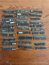 Vintage Computer RAM Lot 30 Pieces - SDRAM DDR DDR2 Retro PC Memory Mix