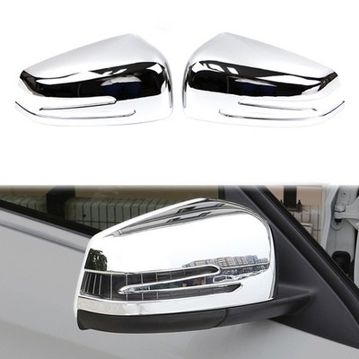Chrom Spiegelkappen Abdeckungen für Benz W176 A W246 B C117 CLA W221 S GLA Klass