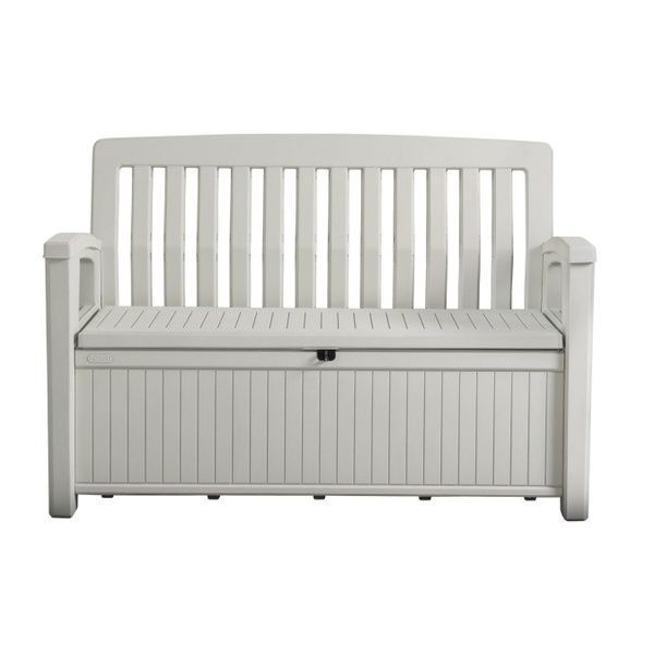 Cassapanca in Resina Keter Patio 88X139X63,5 Panna - K229476