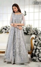 AIK Traditional Wedding / Formal Wear Pakistani Women Anarkali, Maxi