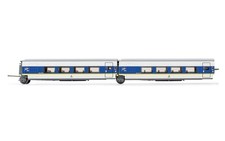 Arnold HN4463 RENFE 2 unit Talgo 200 2nd class coach white blue yellow stripe