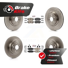 Front Rear Ceramic Pad And Brake Rotor Kit For 2005-2006 Subaru Legacy GT spec.B