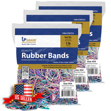 Assorted Rubber Bands 3 Pack Office Supply USA