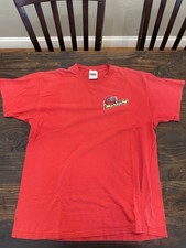 VTG 90s Bud Light Party Zone Phoenix Mercury Beer Red T Shirt Tultex size XL