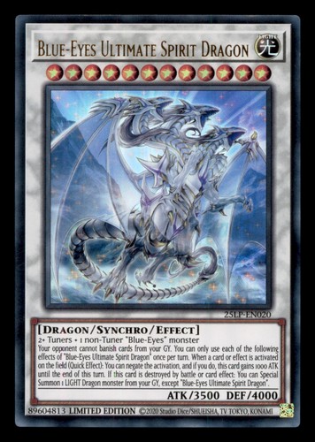 Blue-Eyes Ultimate Spirit Dragon 25LP-JP020 YuGiOh Japanese World Championship 2025 Limited Pack card