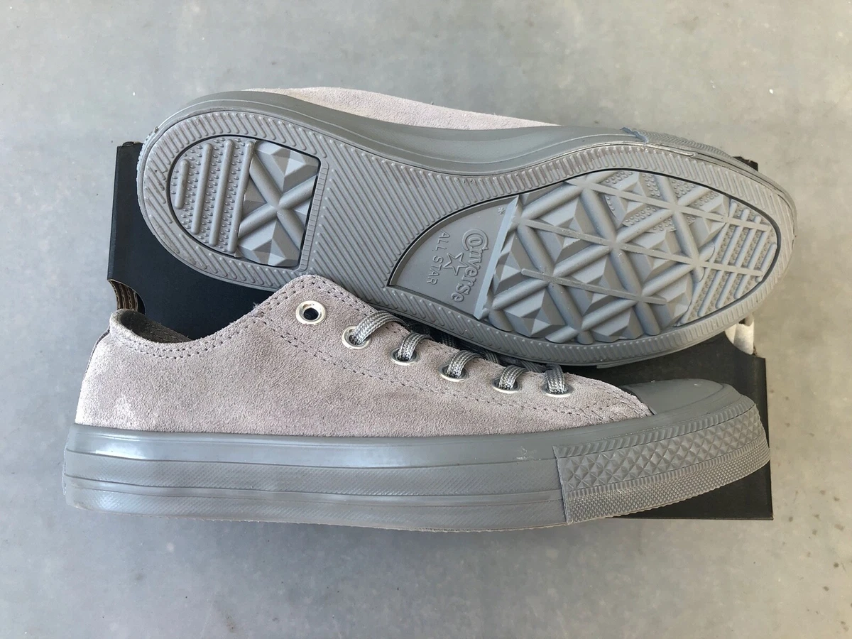 Converse grey suede chuck taylor cheap ox