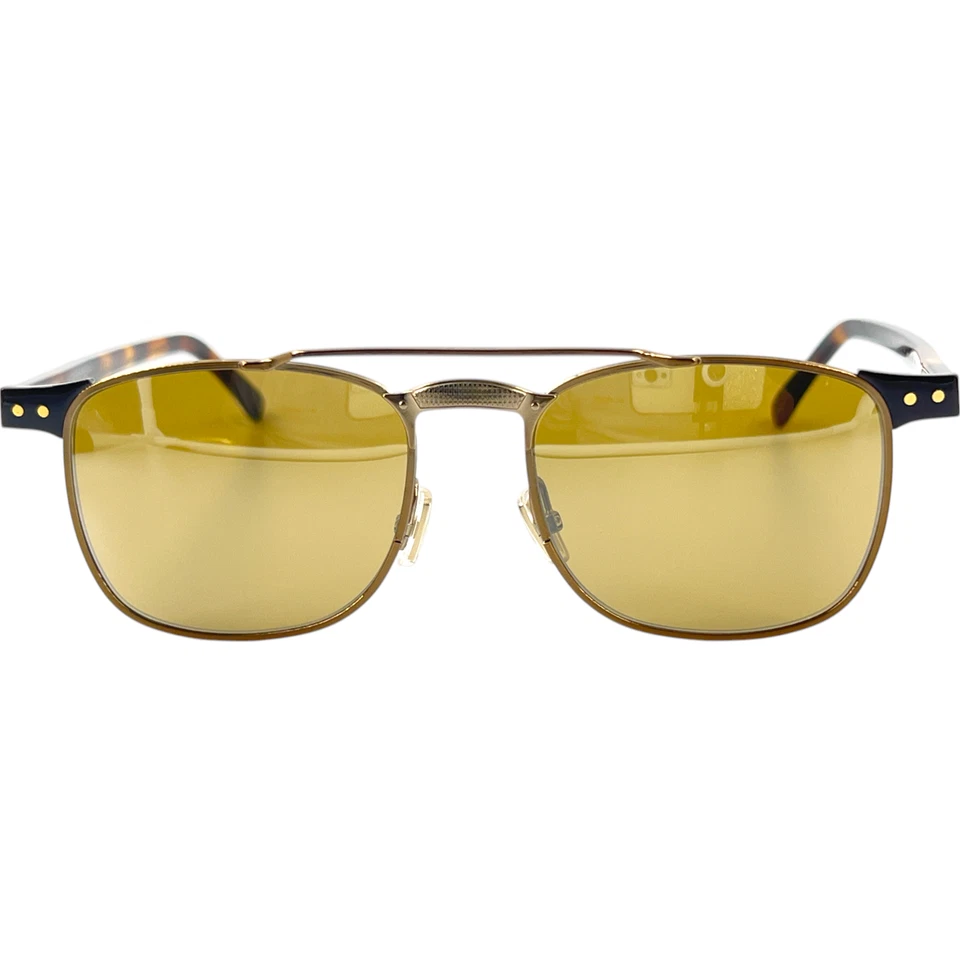 Jimmy Choo Alan S Mens Metal Sunglass 4QKT4 Bronze Red Havana 54-18 Italy w Case - Image 3 of 4