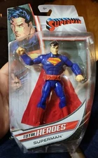 DC Comics SUPERMAN Action Figure Total Heroes Mattel NIB 