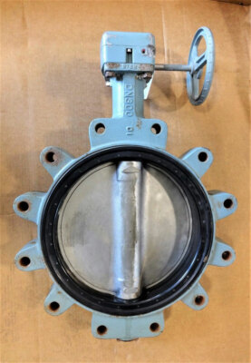Kitz 12'' Gear Operated Butterfly Valve, DI Body, 316SS Disc, Fig# DJ LHE