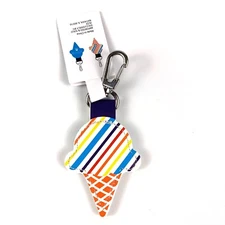 Aldi Quarter Keeper Keychain Coin Holder 2024 Ice Cream Cone