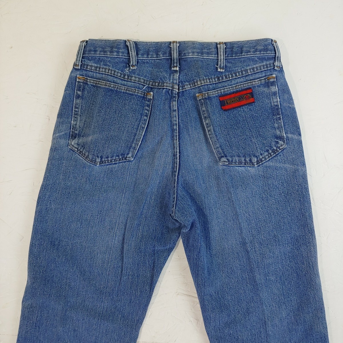 vtg Twenty X Denim Jeans Wrangler 34 X 31 fade skate surf worn work | eBay