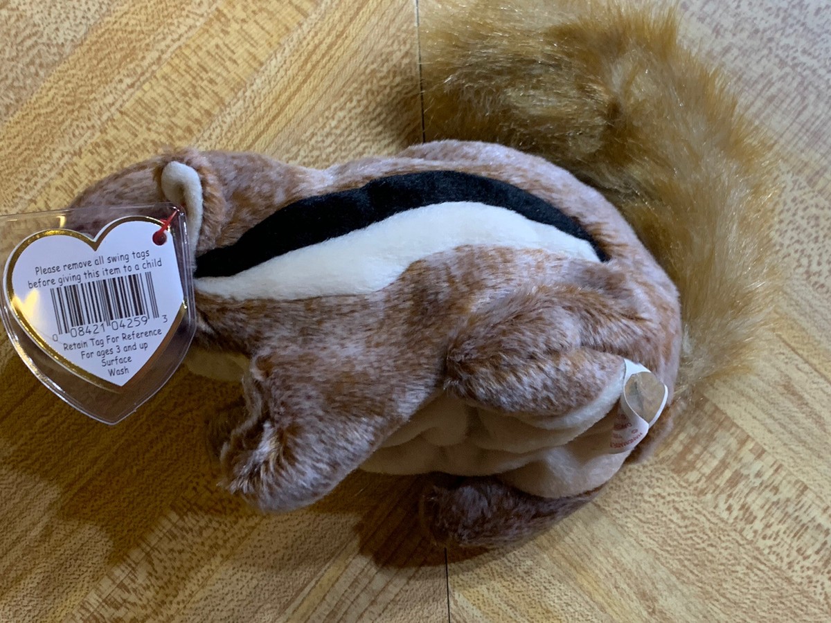 Ty Beanie Baby Chipper - MWMT 1999 Chipmunk Y28 for sale online | eBay
