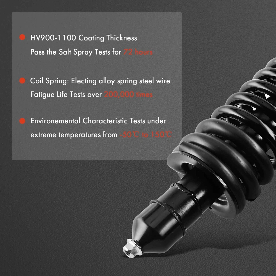 Conjunto completo de puntal trasero y resorte helicoidal de 2 piezas para Mercedes-Benz ML320 ML350 Foto 4 de 4