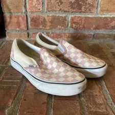 Vans Classic Slip On Sneakers in Checkerboard Lilac Light Purple 5